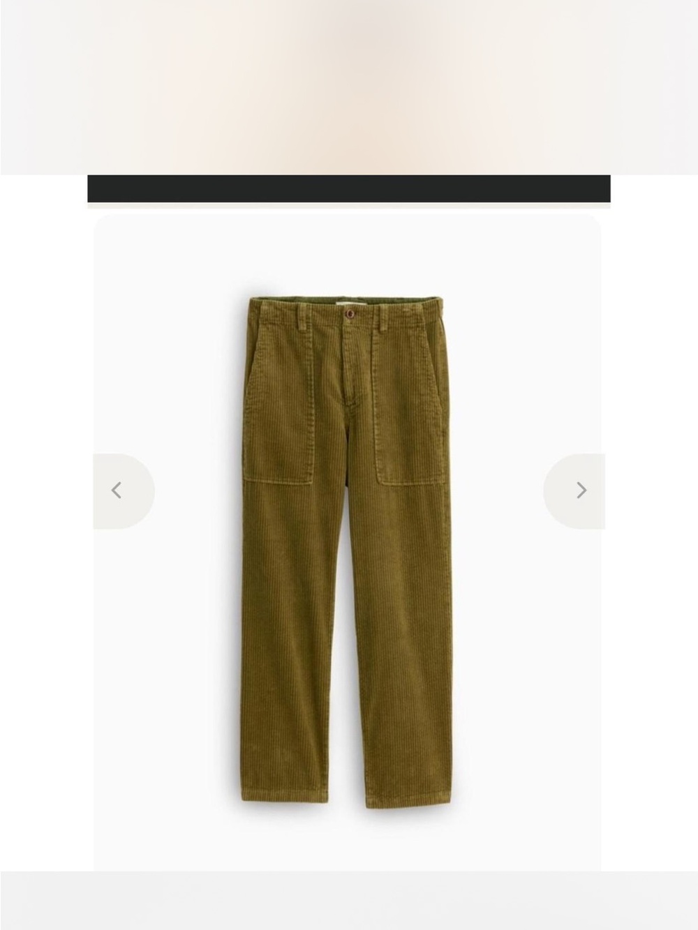 Alex Mill Neil Corduroy Pants Straight